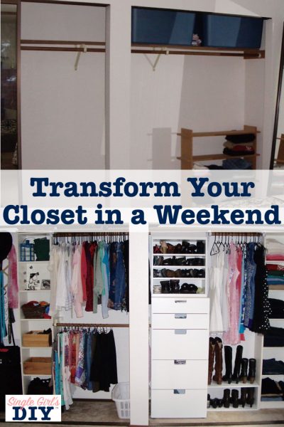 Thrifty Closet Organizing You Can Do In A Weekend Single Girl S Diy
