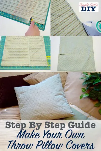 How to sew decorative pillow covers best sale