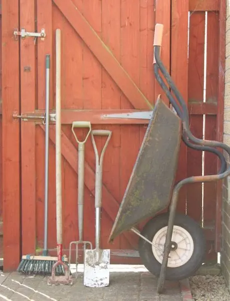 Garage organizing