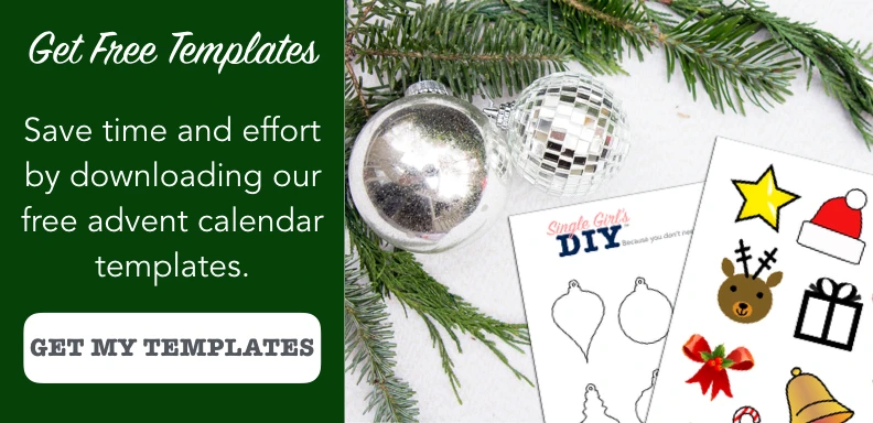 Advent calendar templates