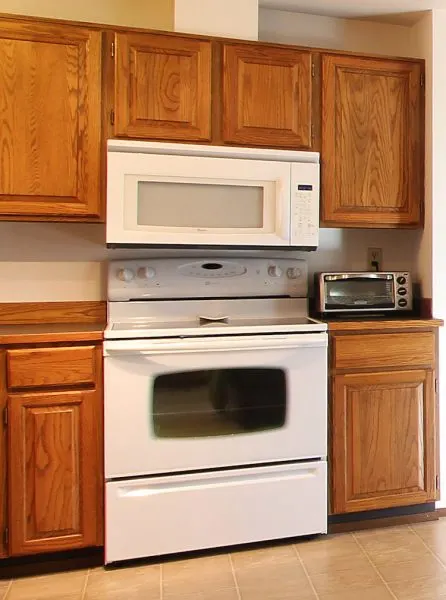 Wall mounted microwave