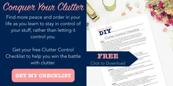 Clutter control checklist