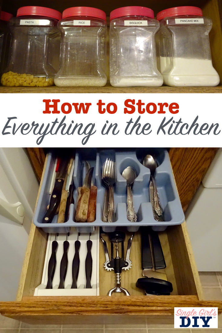 How to store everything in the kitchen