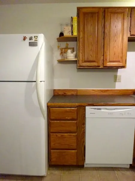 Reusing kitchen cabinets