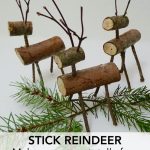 reindeer made from twigs