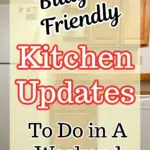 Thrifty kitchen renovation ideas for a weekend project.