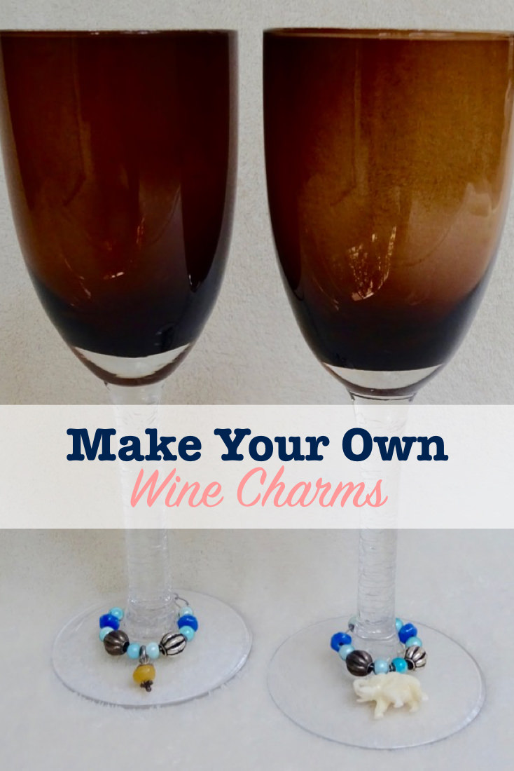 Make Your Own Wine Charms for a Great Party Favor Single Girl's DIY