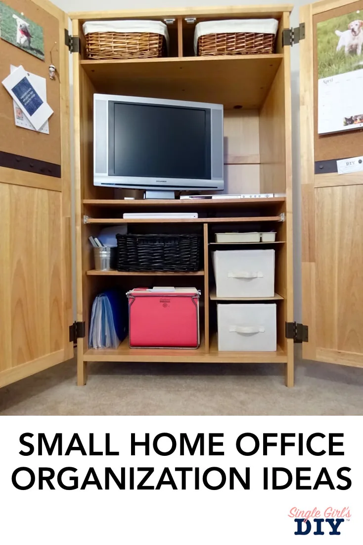 Small home office organization ideas