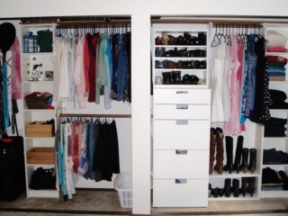 How to organize a closet