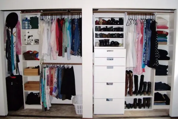 Real Girl's Realm: How to Organize A Small Closet for Under $50