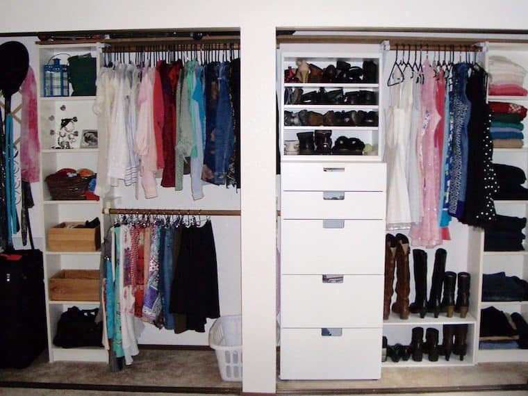 Easy Walk-In Closet Organization Ideas You Can Do Today | Single Girl's DIY