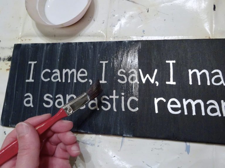 Hand Lettered Glass Sign How to Make Hand Lettered Signs - No Special Tools Required - Single Girl's DIY
