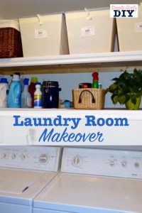 Pretty & Practical Laundry Room Transformation - Single Girl's DIY