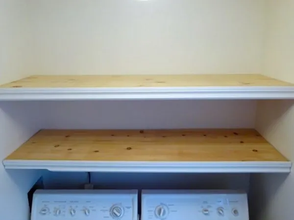 How To Build Basic Wooden Shelves, Best Paint Finish For Wood Shelves