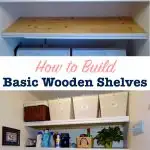 How to build wood shelves