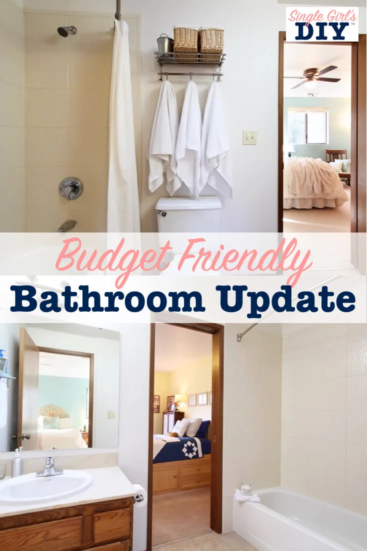 Budget friendly bathroom update