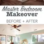 diy bedroom makeover with before and after pictures