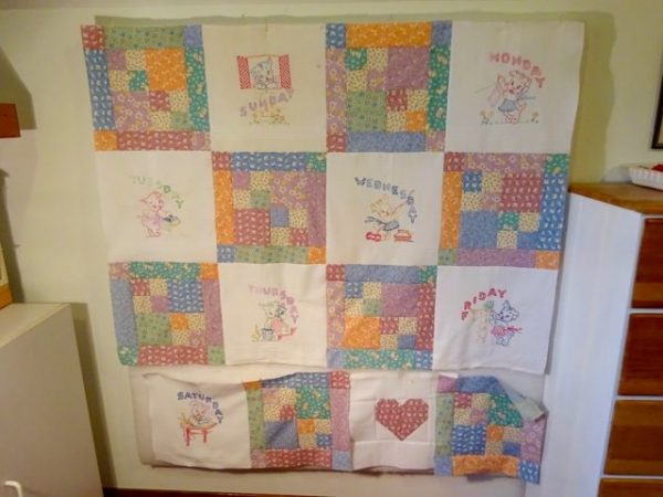 Embroidery quilt