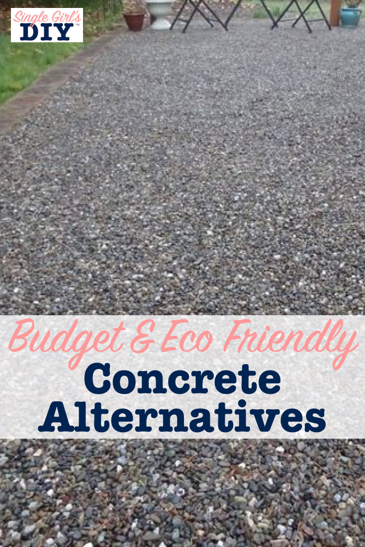 Budget And Eco-Friendly Concrete Alternatives | Single Girl's DIY