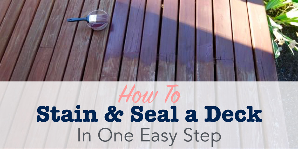 How to stain a deck title image