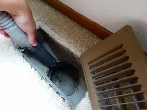 Clean out heater vents