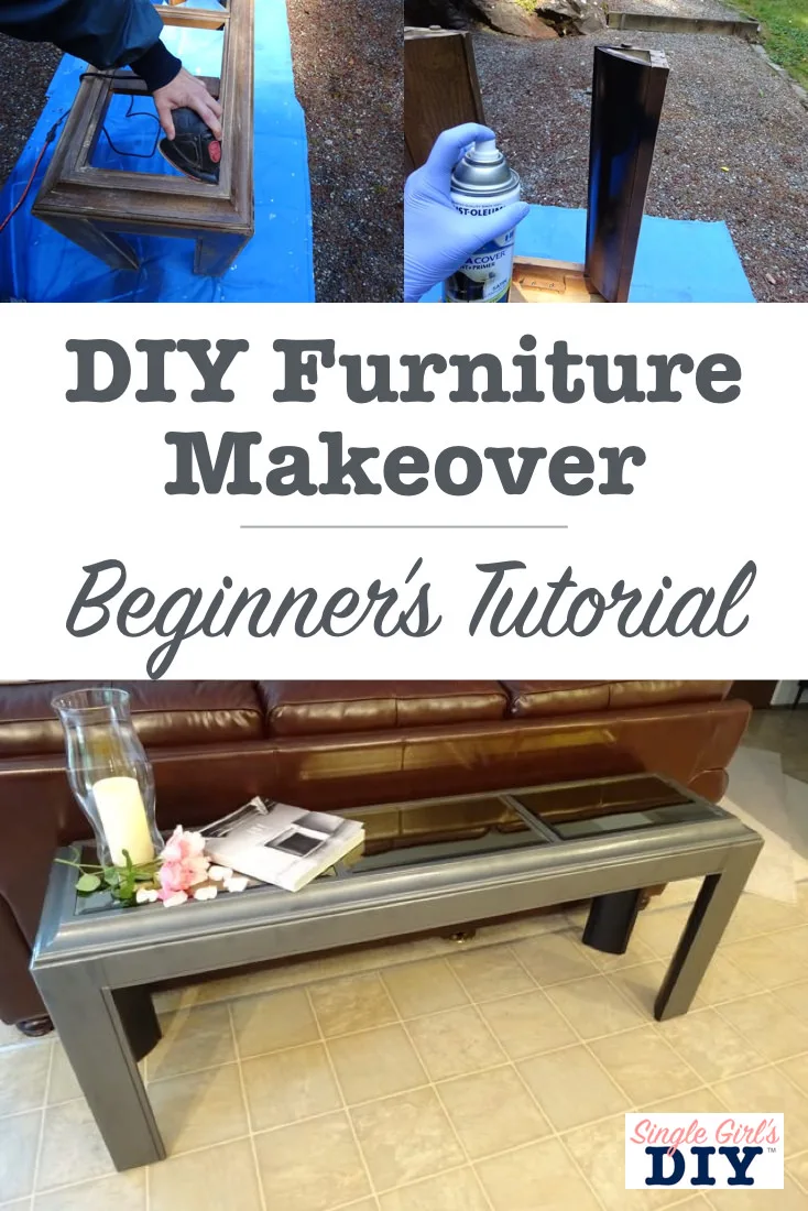 Furniture makeover tutorial