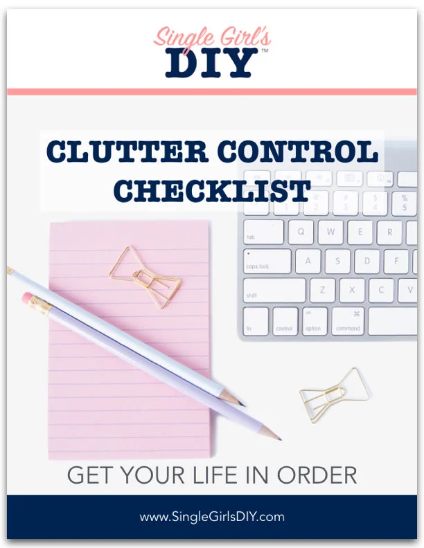 Clutter control checklist cover