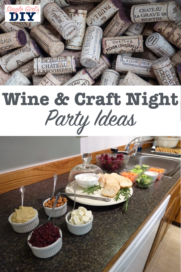 Wine and craft night party ideas