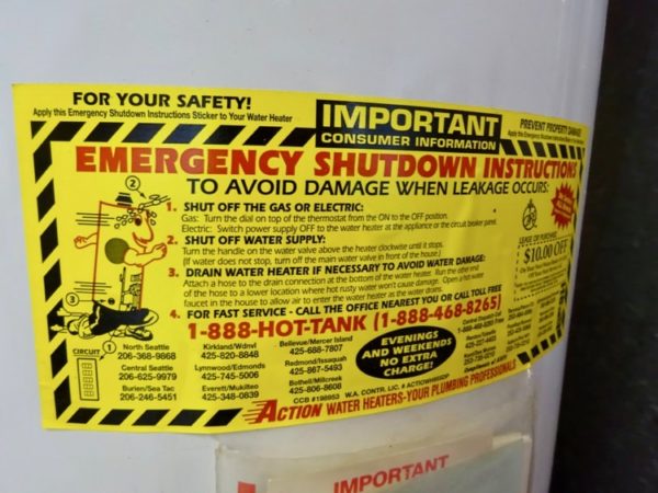 How to stop a hot water tank leak
