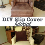 DIY slip cover tutorial