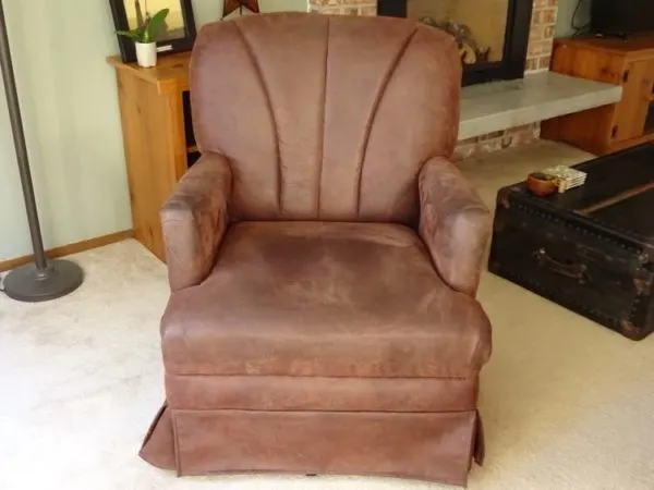 Thrift store chair to slip clover