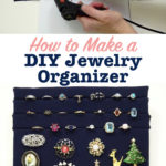 DIY foam jewelry holder tutorial