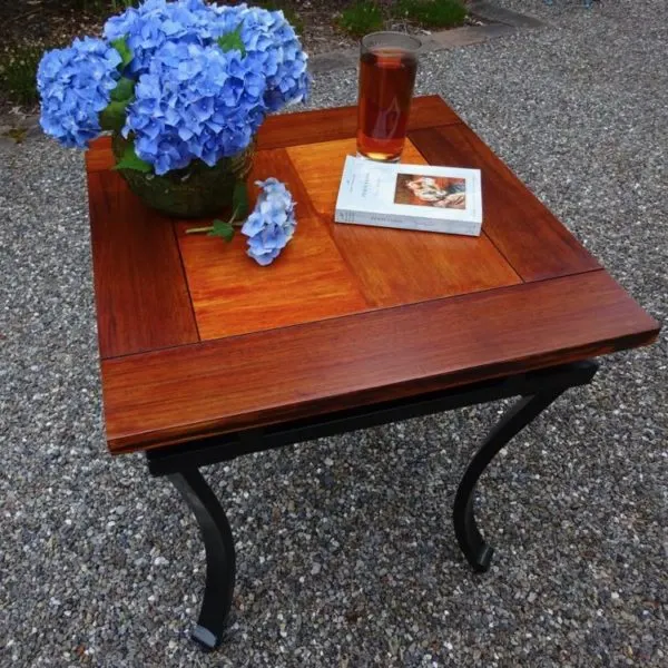 Refinished wood table