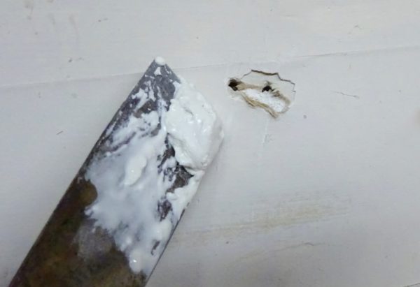 Fix a hole in drywall