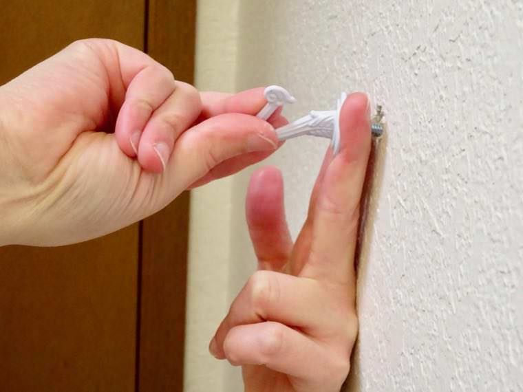 Easy DIY Hair Dryer Holder Wall Mount Single Girl's DIY