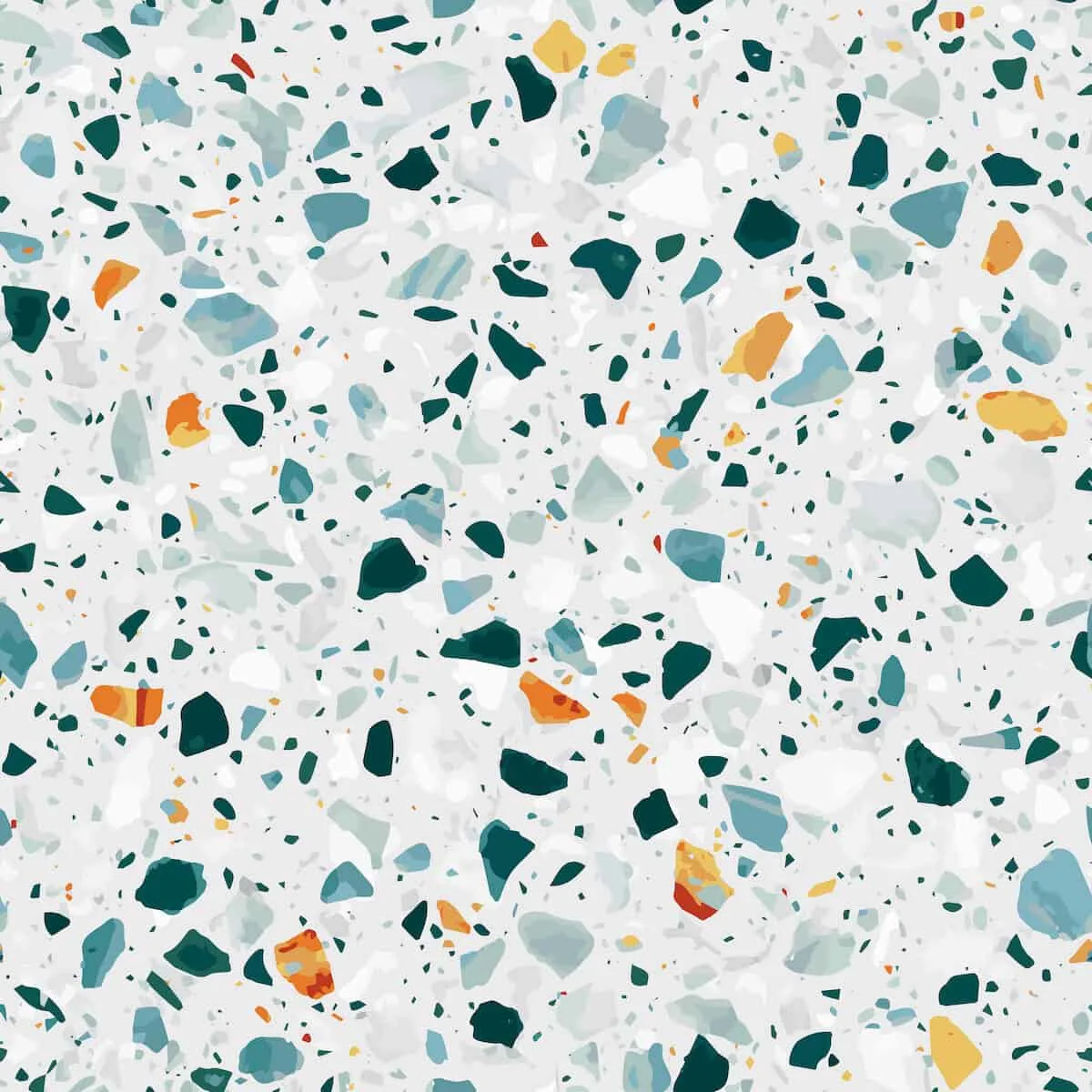 Terrazzo flooring vector seamless pattern. Classic italian type of floor in Venetian style