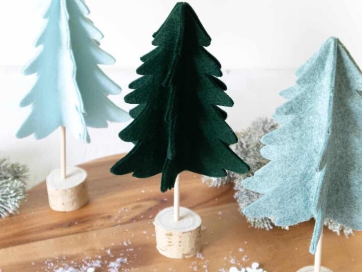 3D felt Christmas tree Pattern