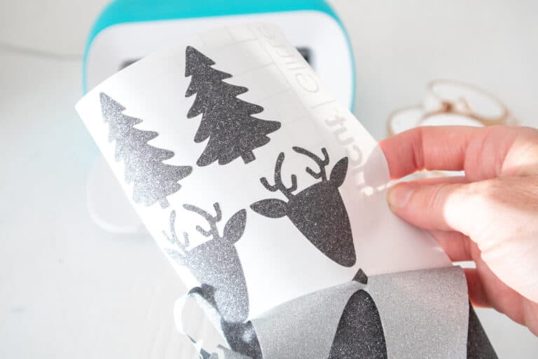 How to Make Wood Slice Ornaments with Vinyl Single Girl's DIY