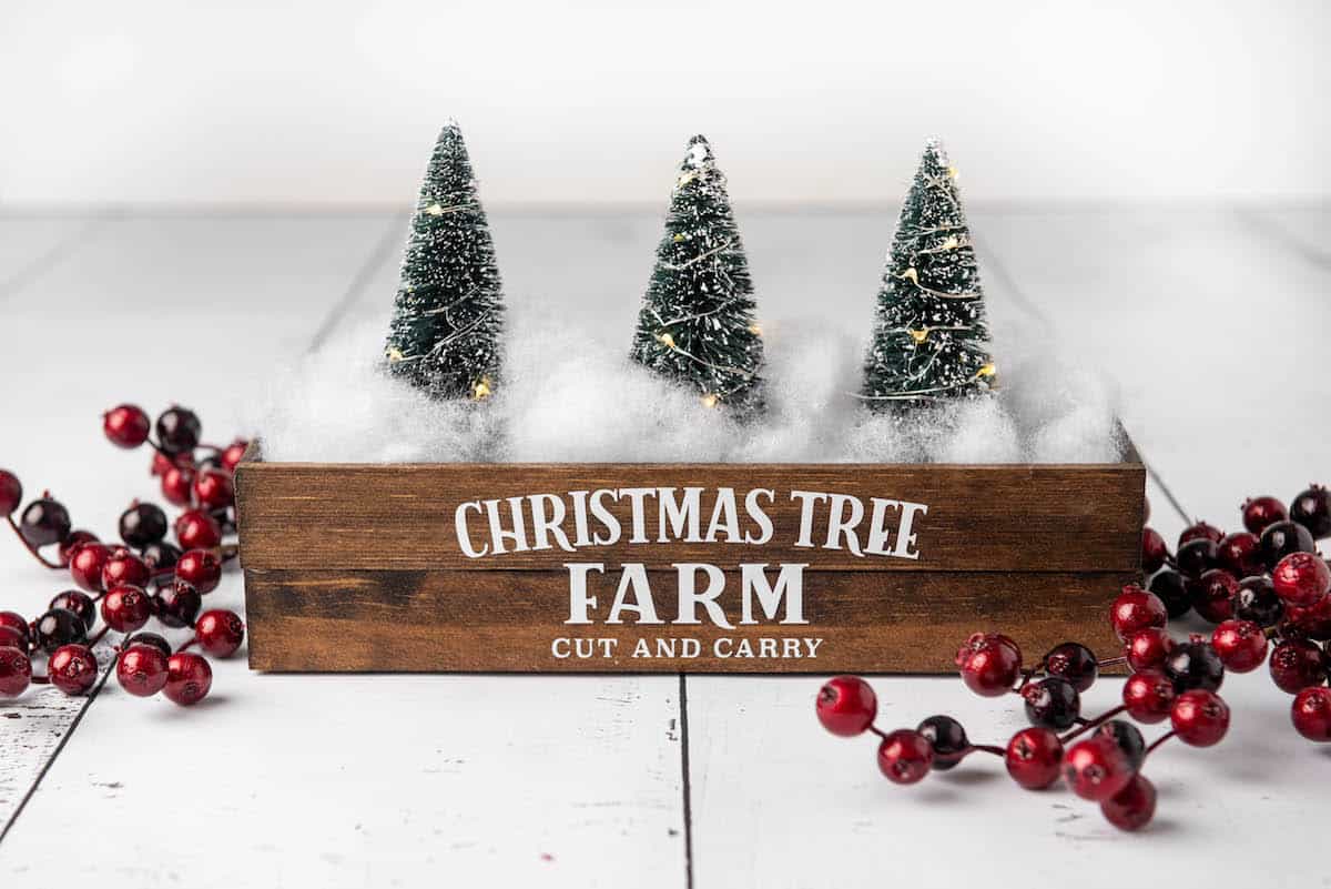 Christmas Tree Farm Centerpiece