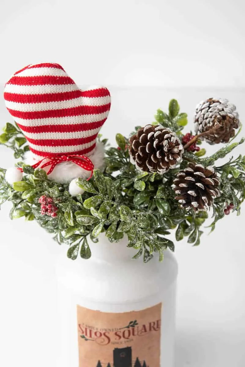 Christmas floral arrangement