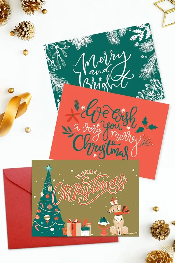 Free Printable Christmas Cards - Single Girl's DIY