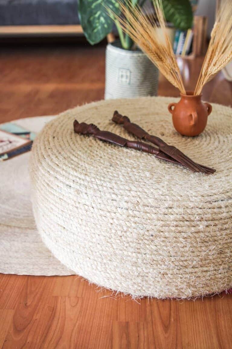 rope tire ottoman