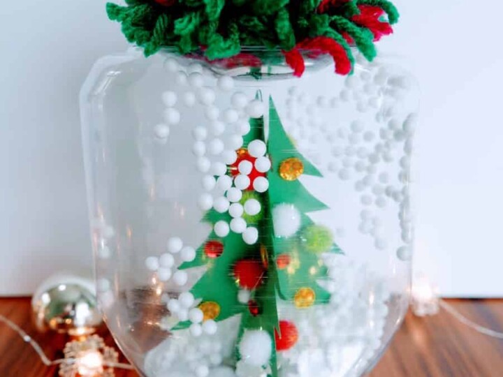 Waterless Snow Globe with jar