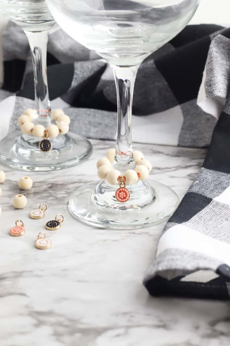 How to Make Easy, Custom, Personalized DIY Wine Glass Charms