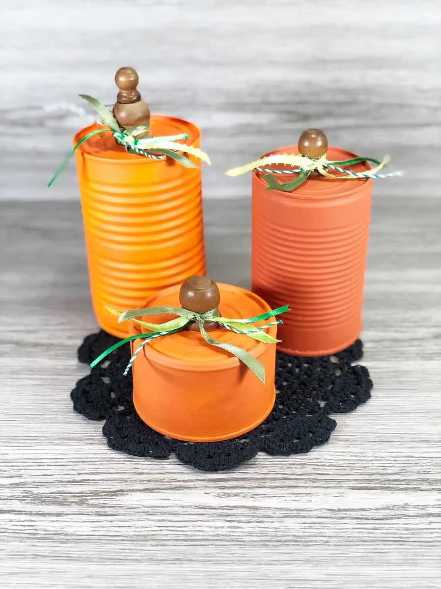 How to Upcycle Tin Cans with Foraged Twigs