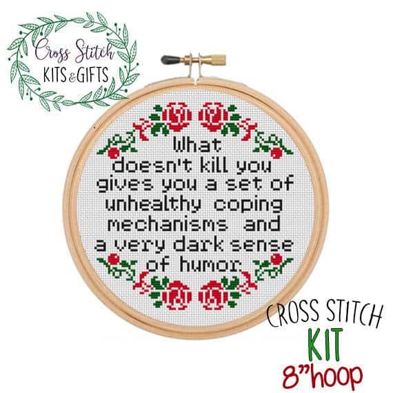 10 Snarky Cross Stitch Patterns You Need in 2024 - Single Girl's DIY