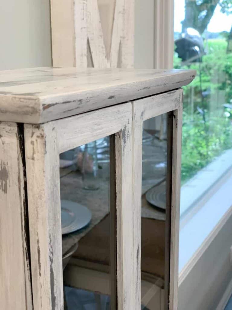 Antiqued Distressed furniture with vaseline tutorial
