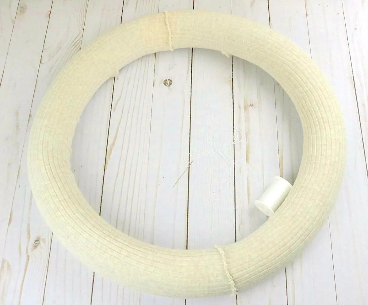 DIY Pool Noodle Wreath Step 6-2