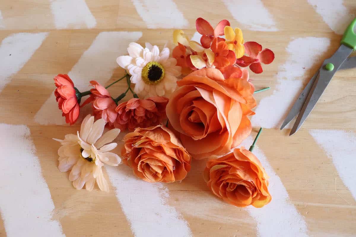 fall flowers for decor craft