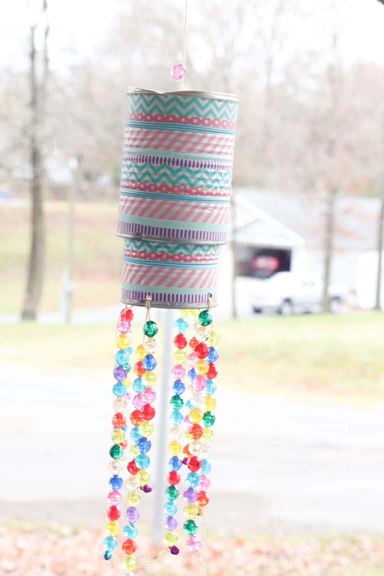 DIY Tin Can Wind Chimes - Single Girl's DIY